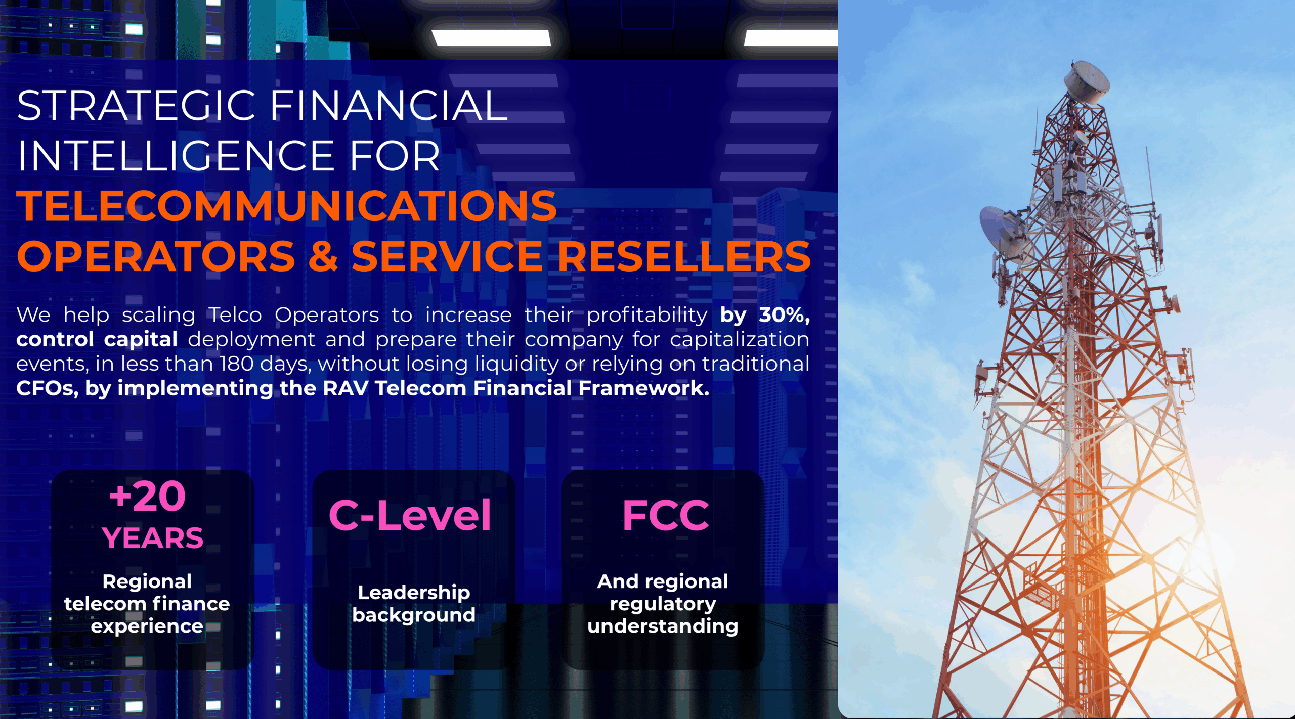 Strategic Financial Intelligence for Telecommunications Operators & Service Resellers